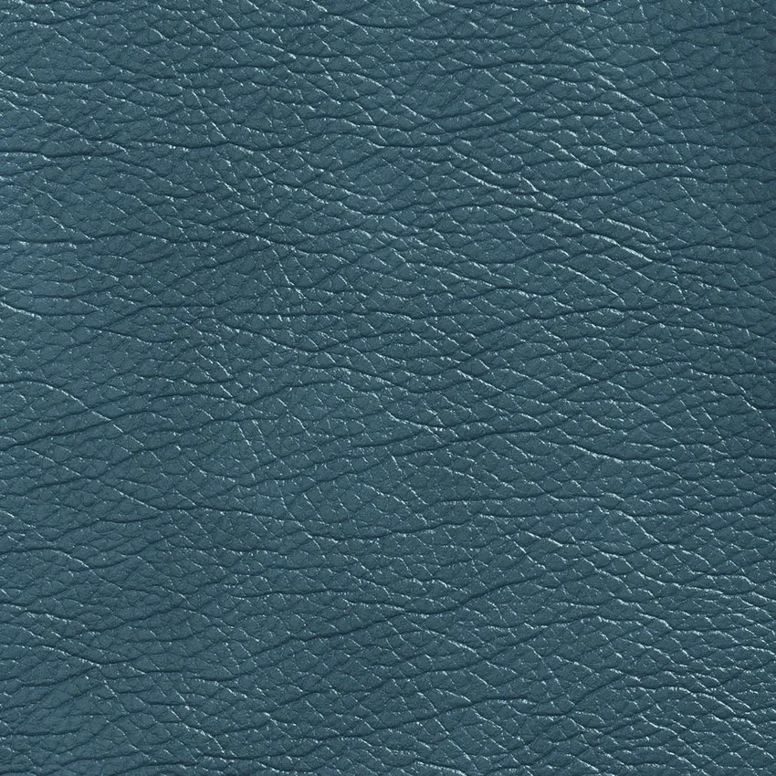 Azure Blue Metallic Plain Automotive Animal Hide Texture Vinyl