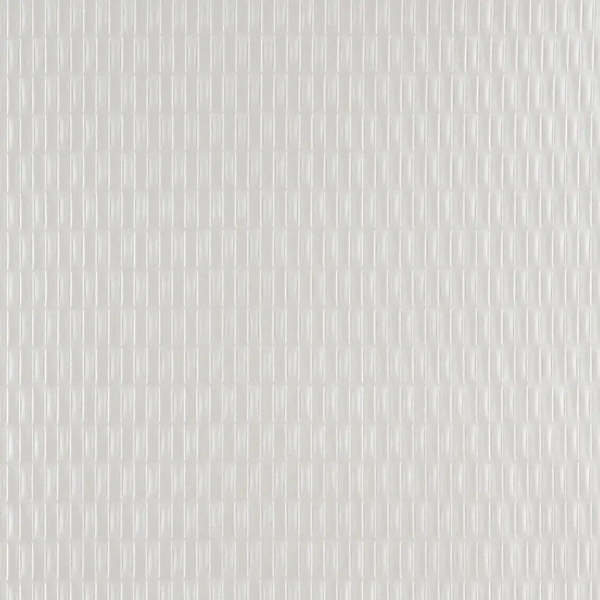 Pearl White Small Raised Geometric Decorative Stripe Vinyl Decorative