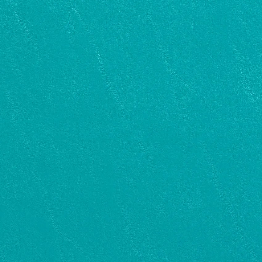 Lagoon Aqua Solid Leather Hide Grain Indoor Outdoor Vinyl Upholstery Fabric