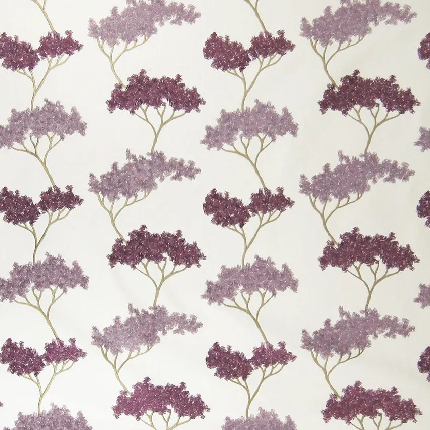 Lilac Purple Asian Cotton Upholstery Fabric by the Yard G1119 KOVI