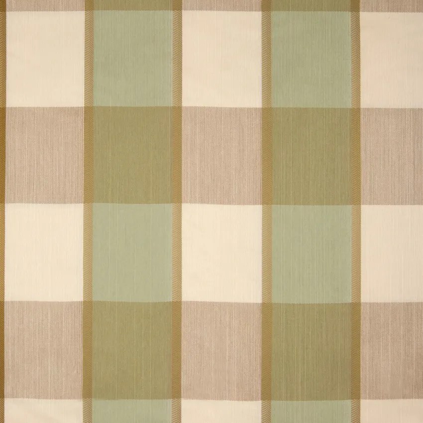 Rattan Green Plaid Woven Upholstery Fabric by the Yard G8679 KOVI Fabrics