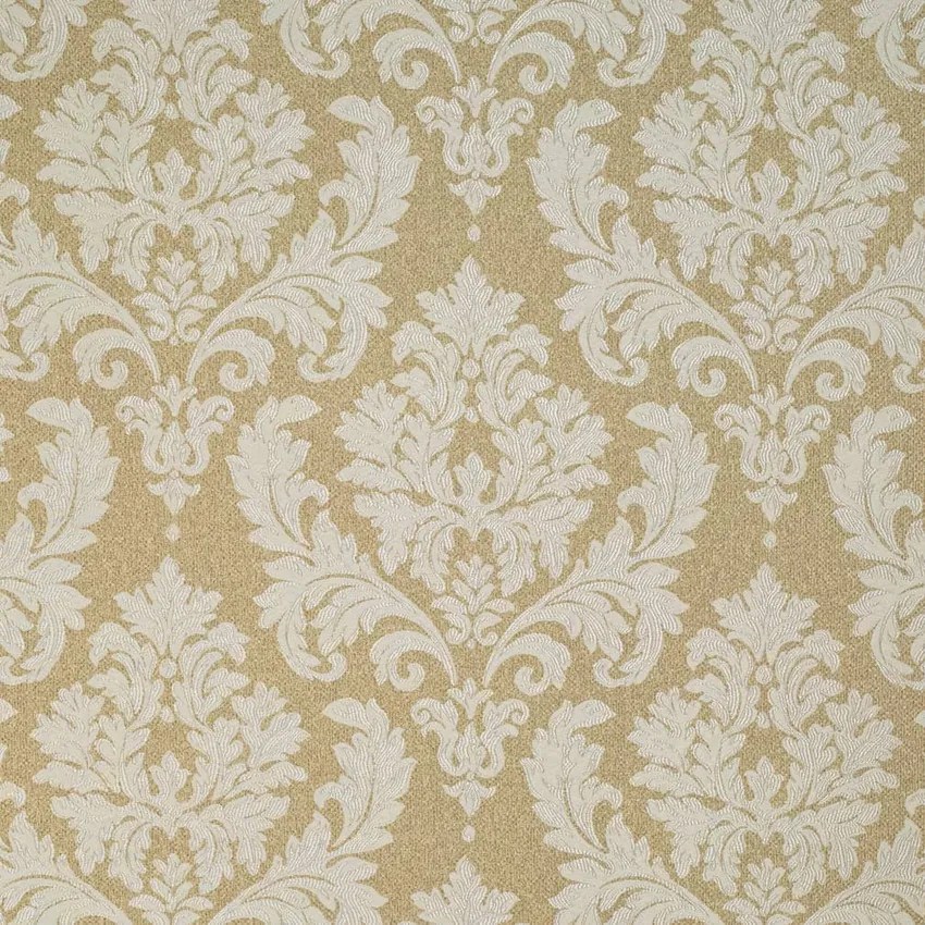 Gold Victoria Gold and Yellow Damask Woven Patterns Drapery and