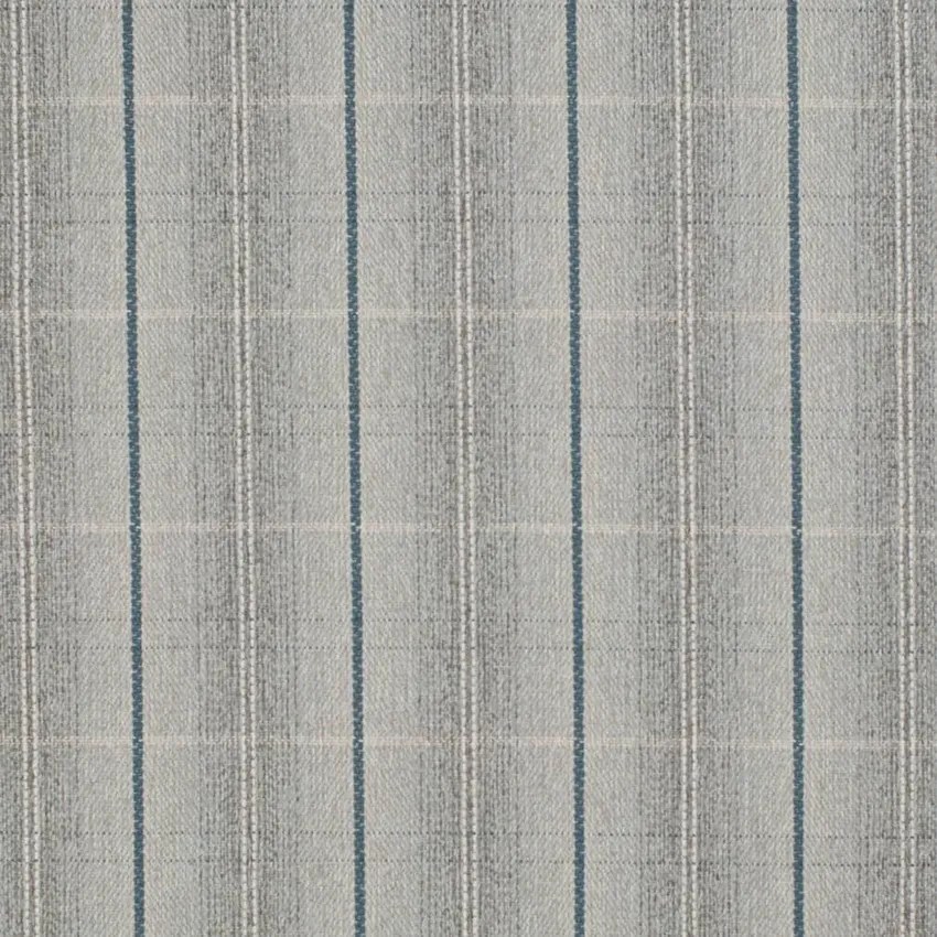 Slate Blue and Grey Plaid Woven Patterns Upholstery Fabric by the Yard