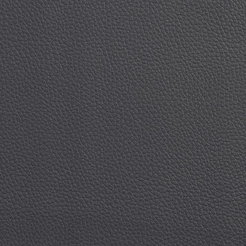 Charcoal Grey and Silver Leather Grain 4 Way Stretch Upholstery Fabric