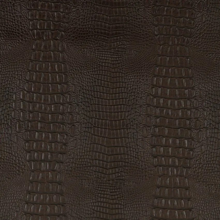 Mahogany Brown Animal Print Vinyl Upholstery Fabric by the Yard