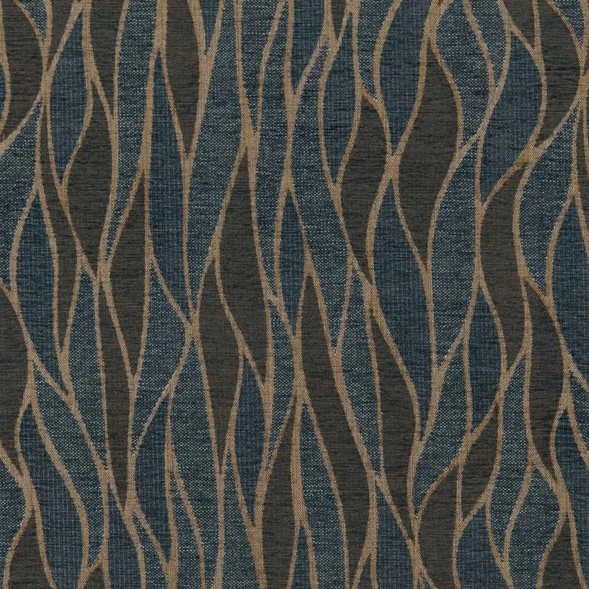 Denim Blue Contemporary Fade Resistant Upholstery Fabric by the Yard