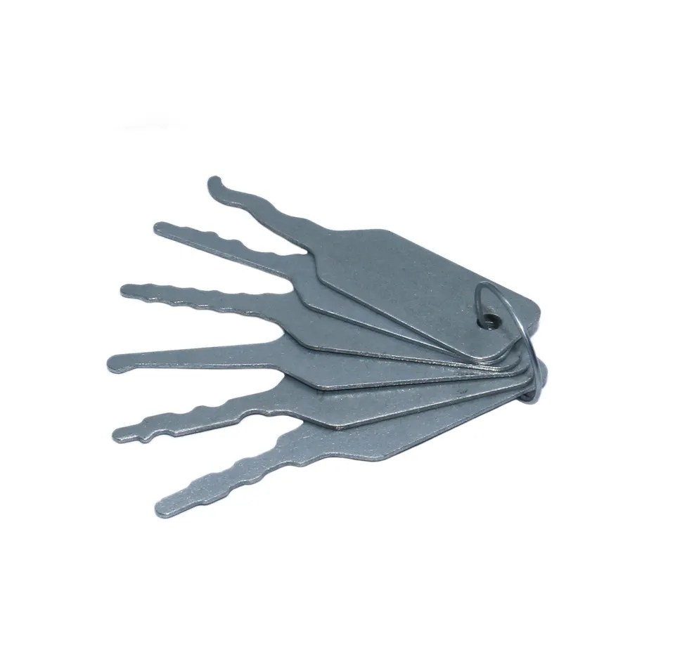 KSEC Pro Pick Medium Jigglers Wafer Key Set Versatile Tools for Wafer