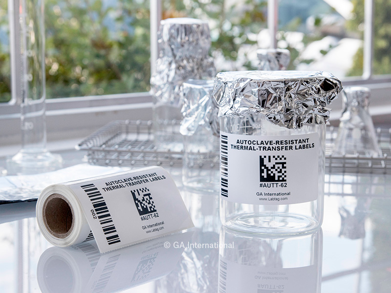 Permanent AutoclaveResistant ThermalTransfer Labels 4" x 2" AUTT