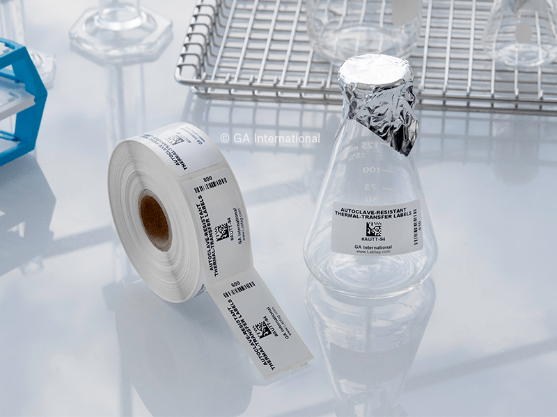 Permanent AutoclaveResistant ThermalTransfer Labels 1" x 2" AUTT