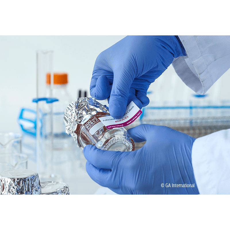 AutoclaveResistant Inkjet Labels (US Letter Size) 2" x 1.125" INKA