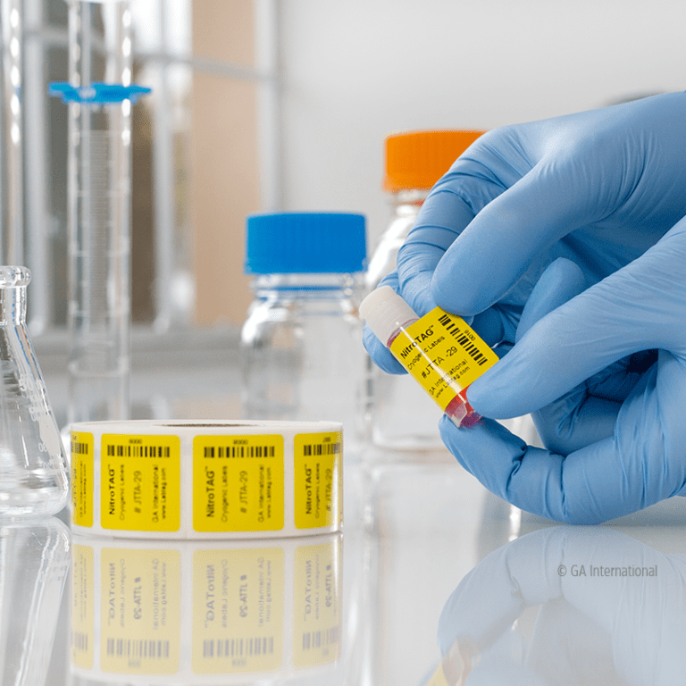 Cryogenic Barcode Labels 1" x 1" JTTA29 LabTAG Laboratory Labels