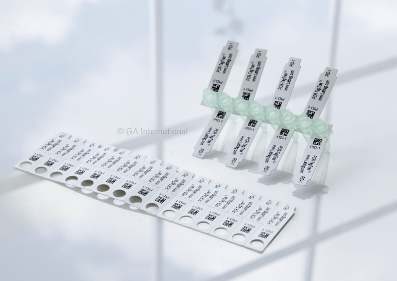 NonAdhesive ThermalTransfer Tags for HighProfile PCR Tubes & Tube
