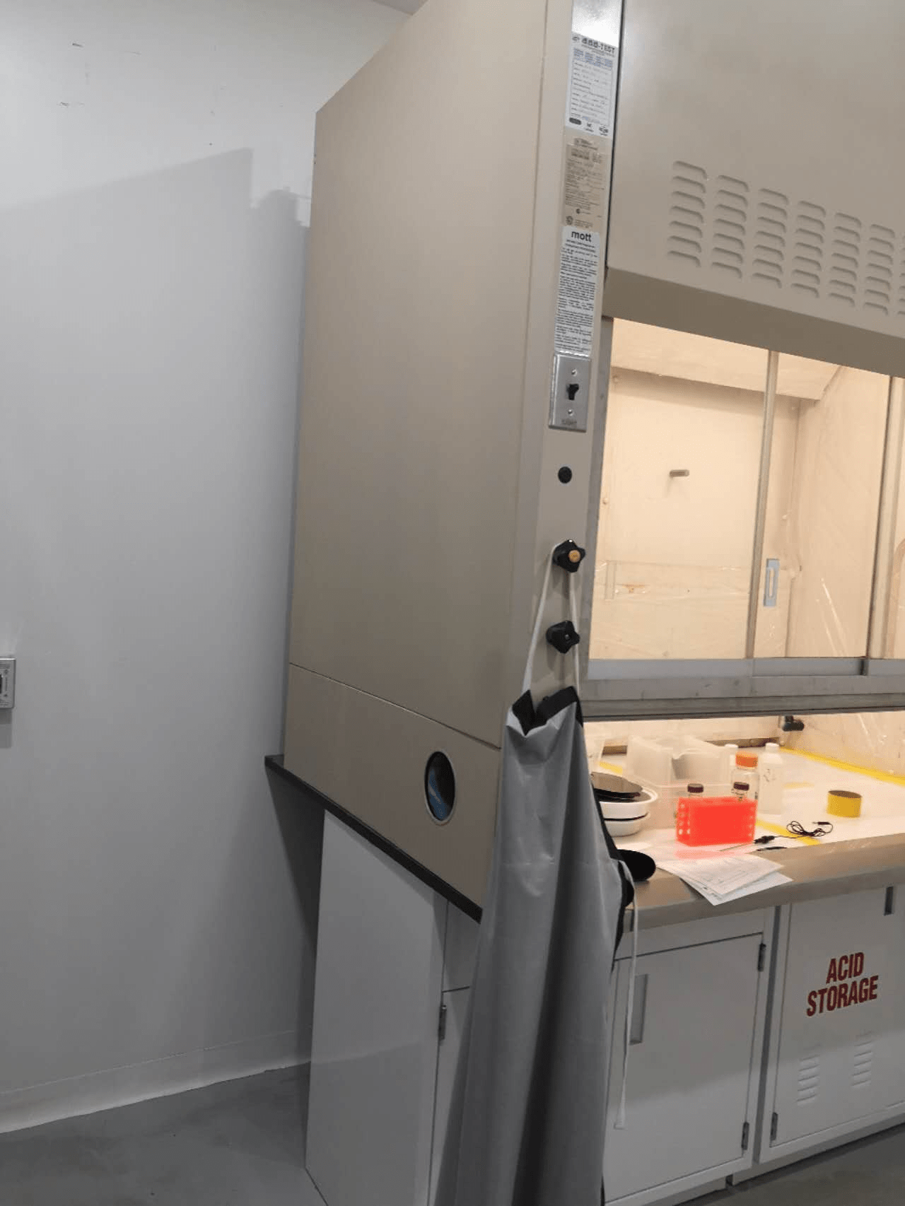 Hood, Fume Exhaust, 6ft, Mott Labs 7421010