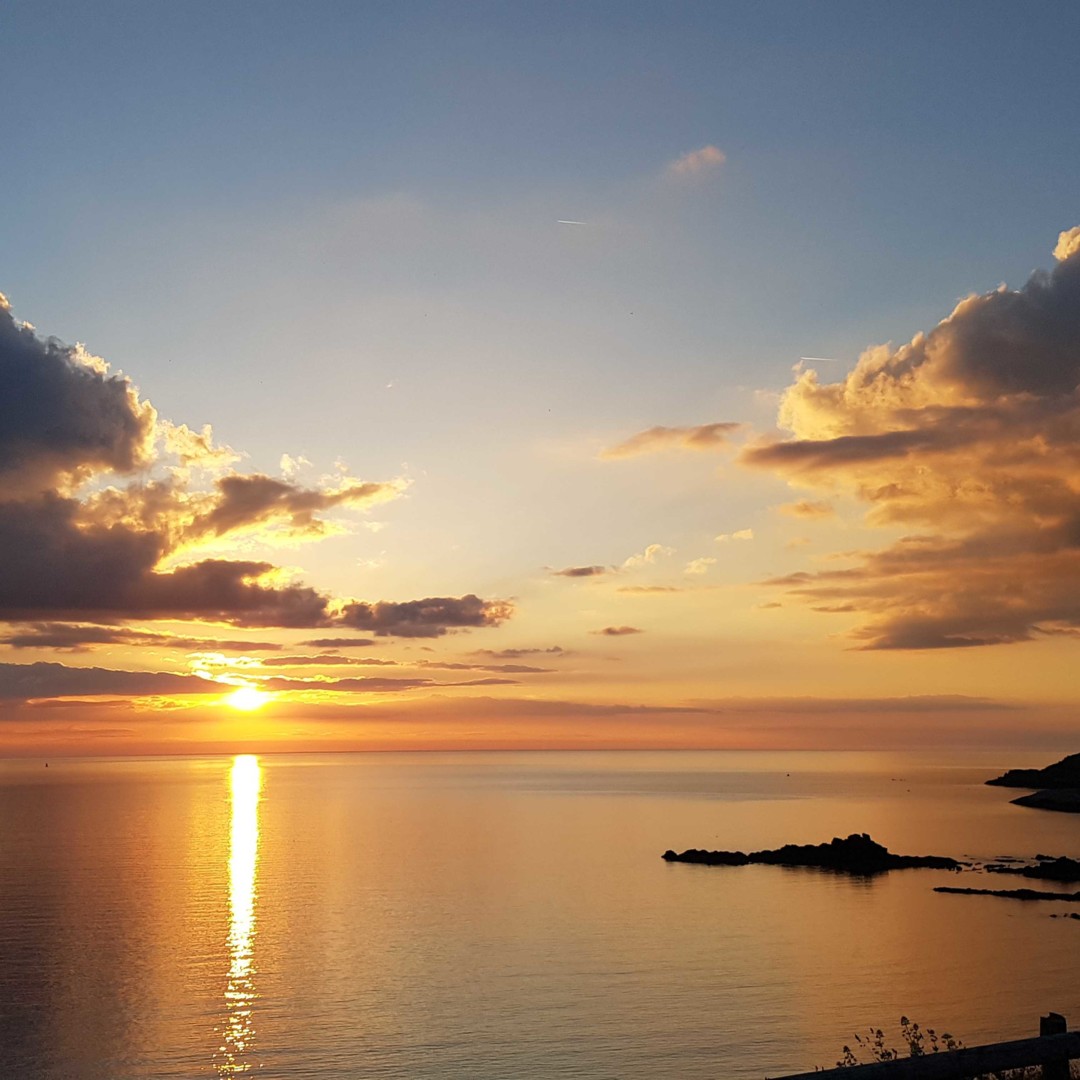 Coucher de soleil à Caroual Erquy Côtes d'Armor