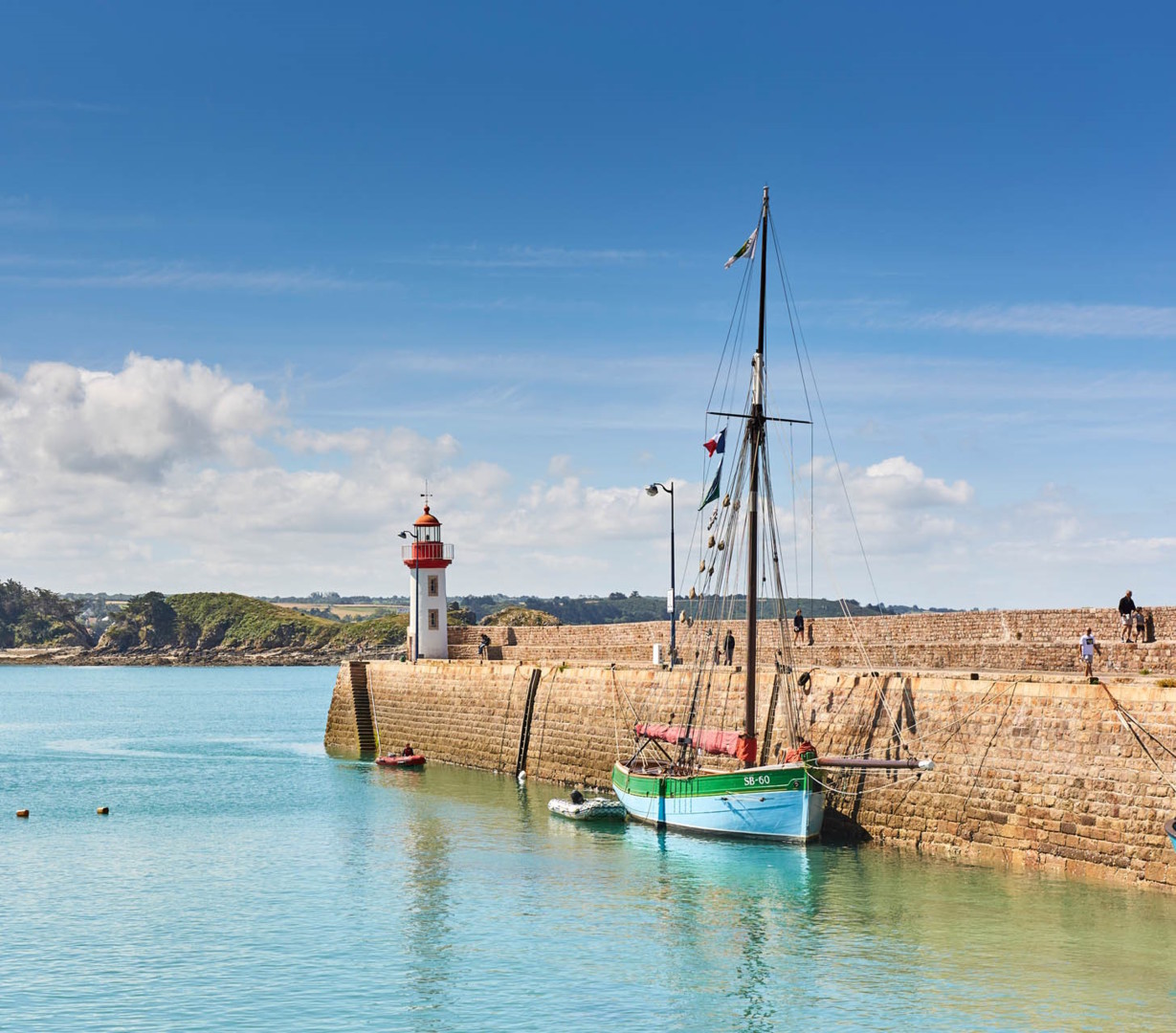 Voilier traditionnel La SainteJeanne Erquy Côtes d'Armor