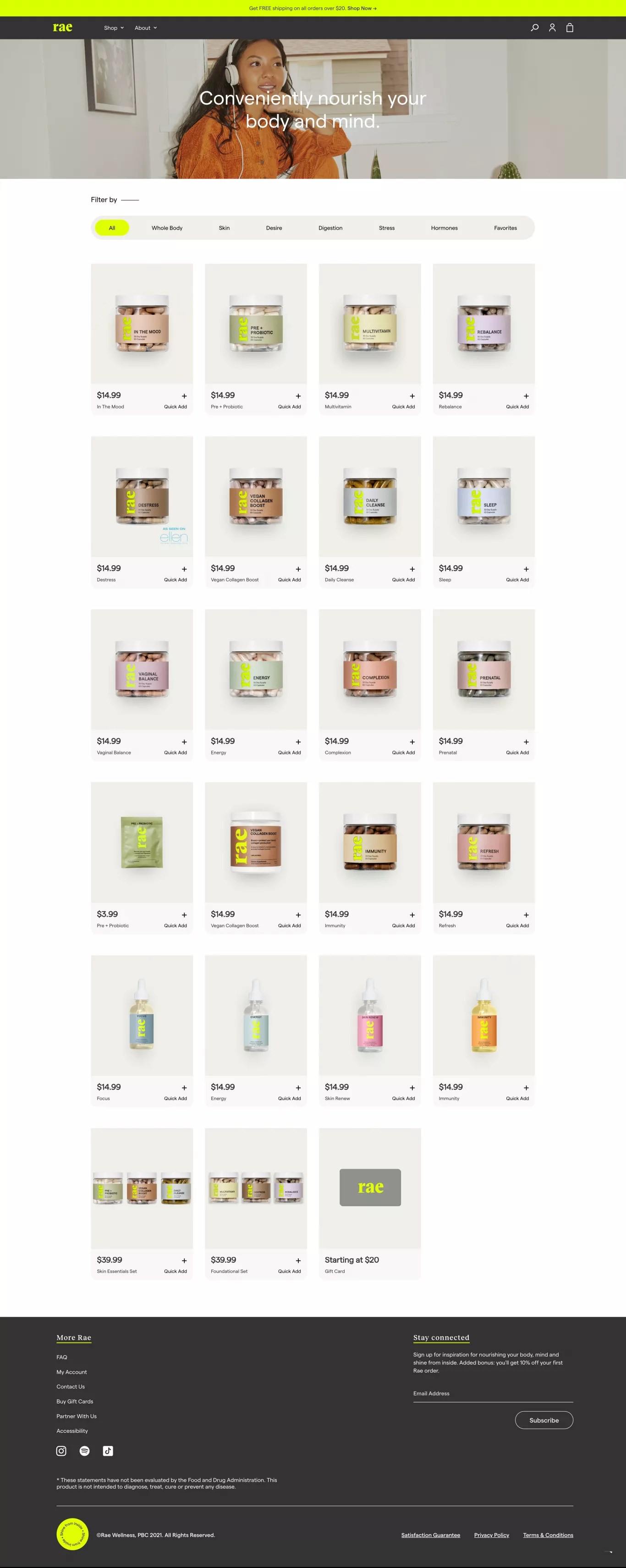 Shop All Rae Rae Wellness on Landbook get inspired by product