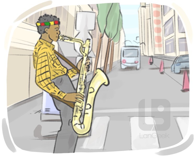 Definition & Meaning of "Busker" | LanGeek