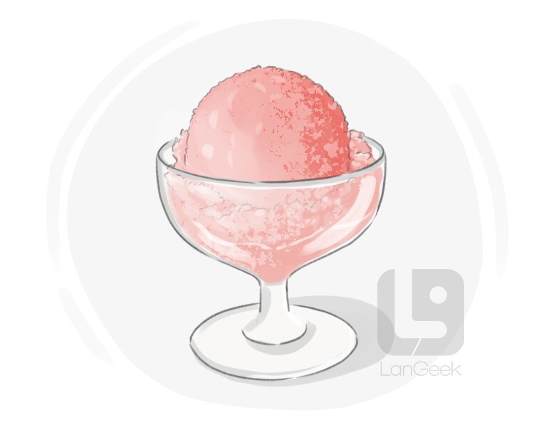 Definition & Meaning of "Sorbet" LanGeek