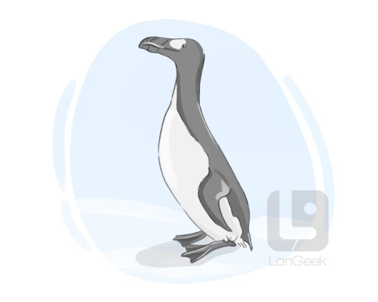 Definition & Meaning of "Pinguinus impennis" | LanGeek