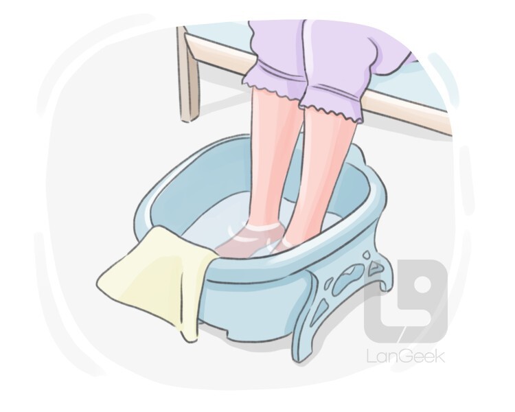 Definition & Meaning of "Foot bath" LanGeek