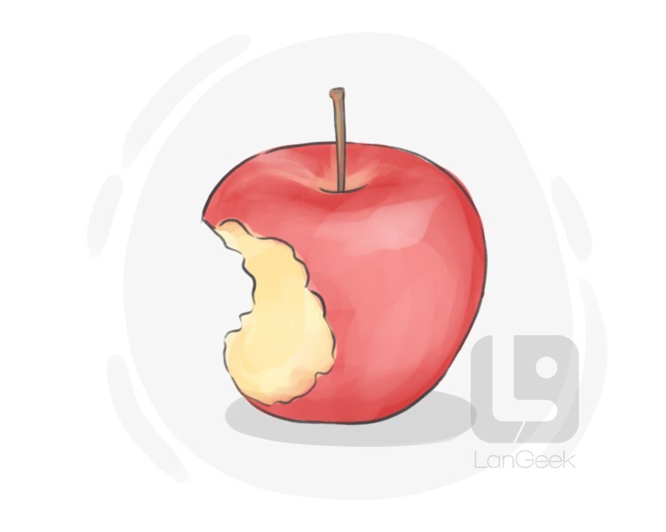 Definition & Meaning of "Halfeaten" LanGeek