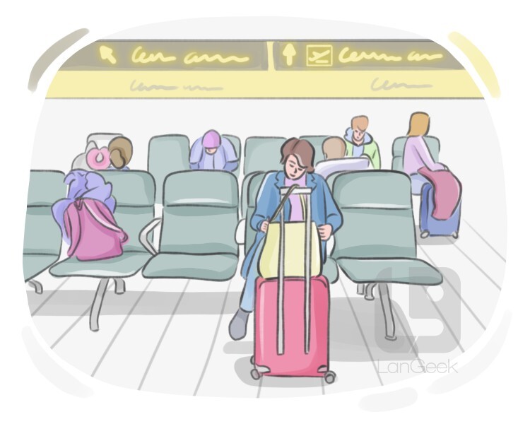Definition & Meaning of "Departure lounge" LanGeek