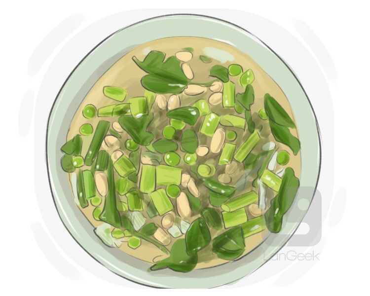 Definition & Meaning of "Spring soup" LanGeek