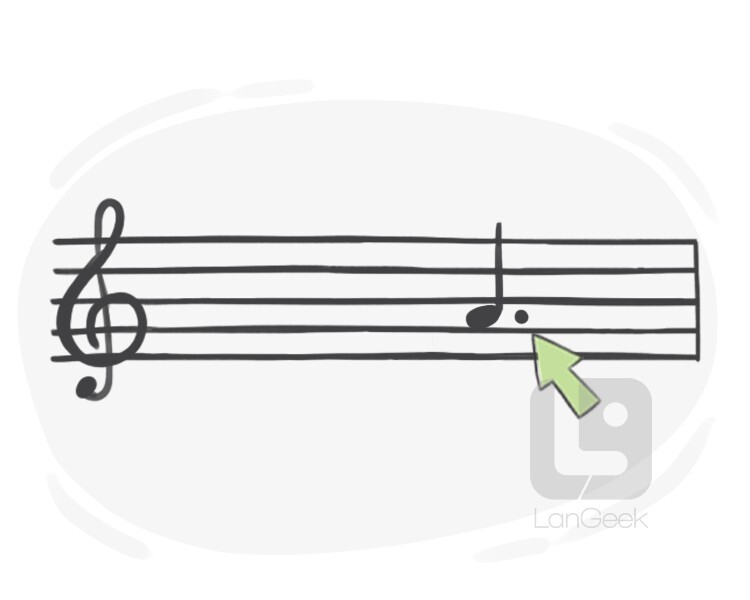 Definition & Meaning of "Dotted note" LanGeek