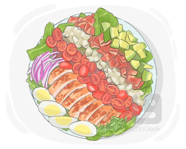 Definition & Meaning of "Cobb salad" LanGeek