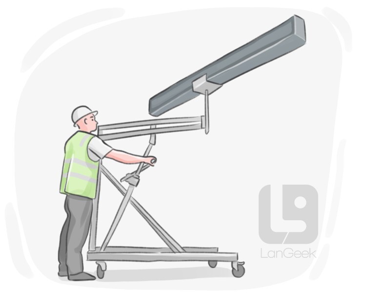 Definition & Meaning of "Beam lifter" LanGeek