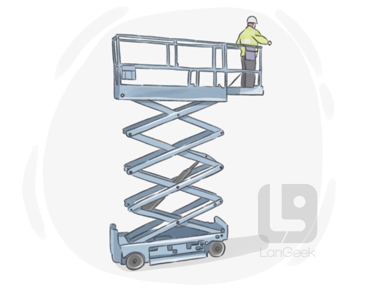 Definition & Meaning of "Scissor lift" LanGeek