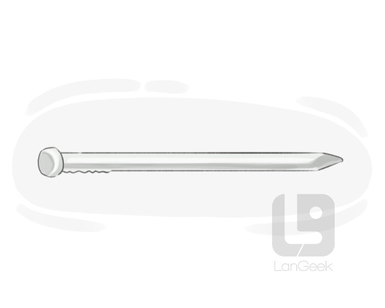 Definition & Meaning of "Brad nail" LanGeek