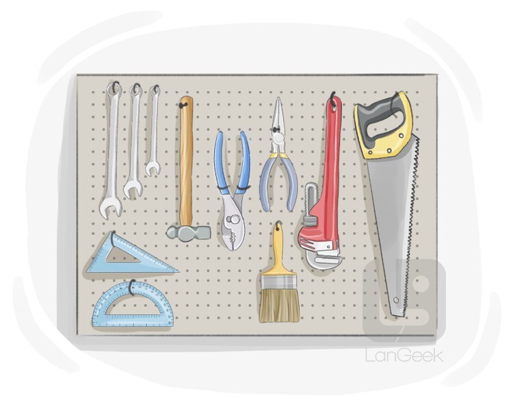 Definition & Meaning of "Pegboard" LanGeek