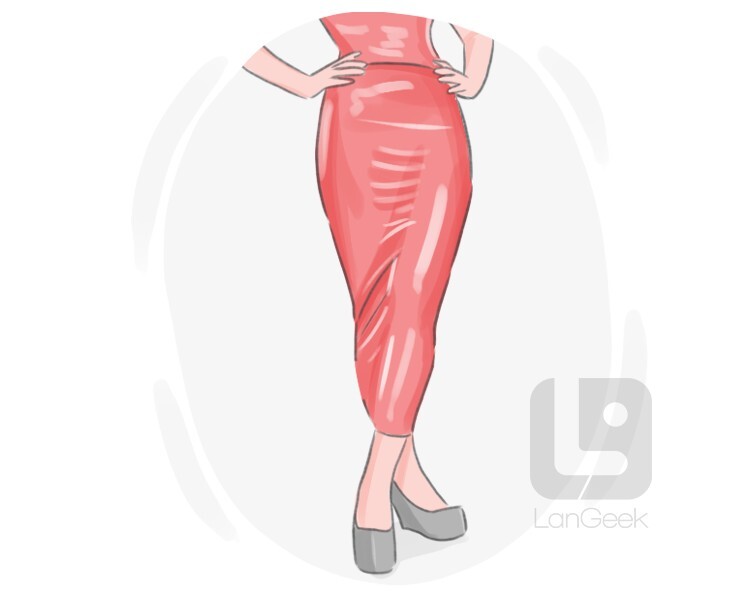 Definition & Meaning of "Hobble skirt" LanGeek