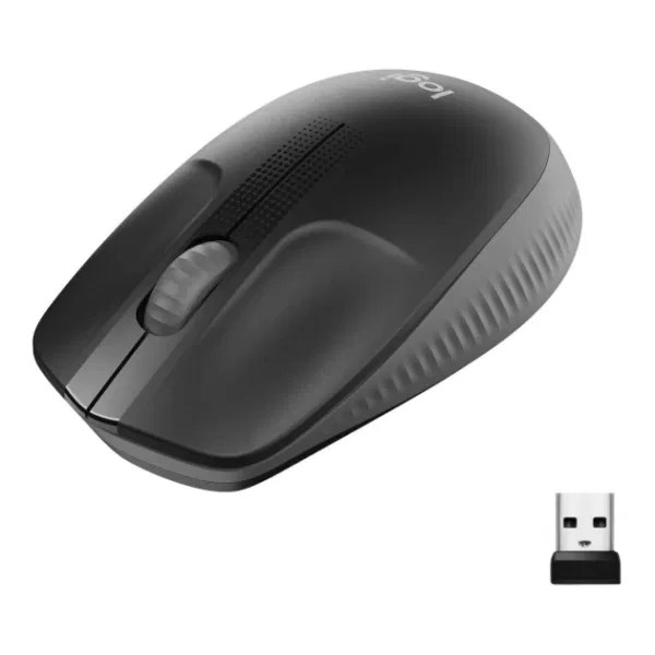 Logitech M190 FullSize Wireless Mouse Black