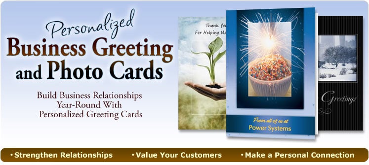 Personalized Business Greeting Cards from Leanin' Tree