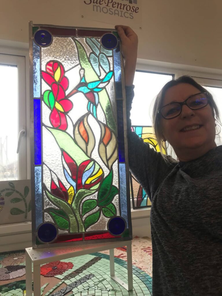 Make A Beautiful Stained Glass Window Hanging Learn Glass Blowing
