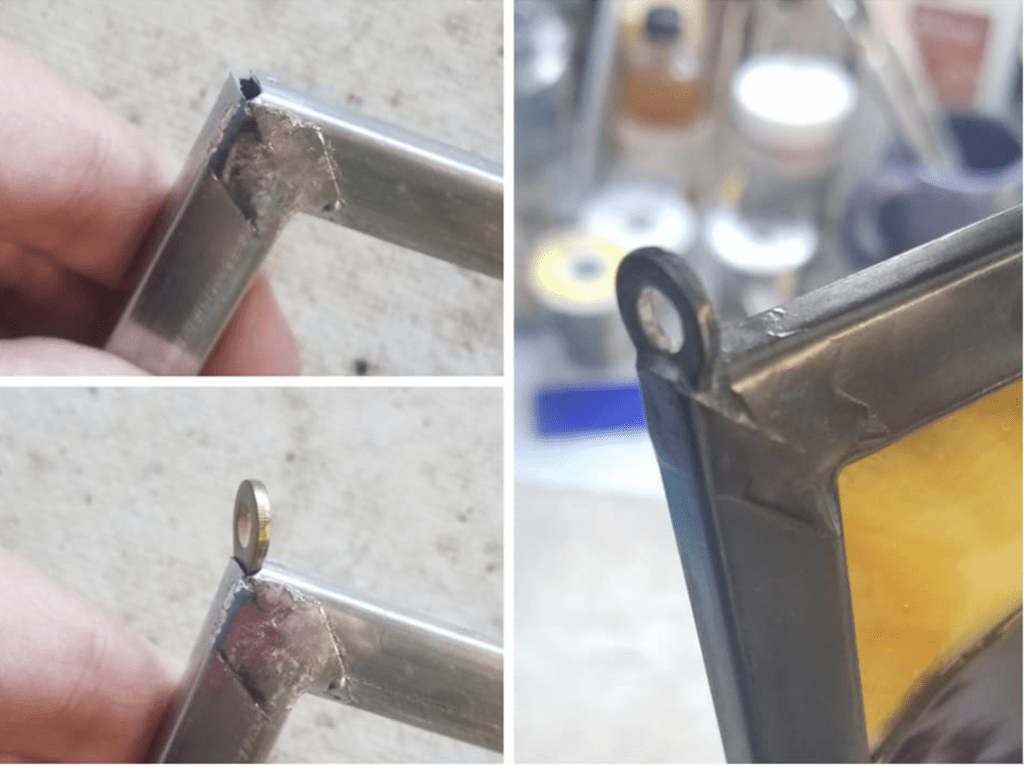 How to Add Hangers to a Zinc Stained Glass Frame Learn Glass Blowing