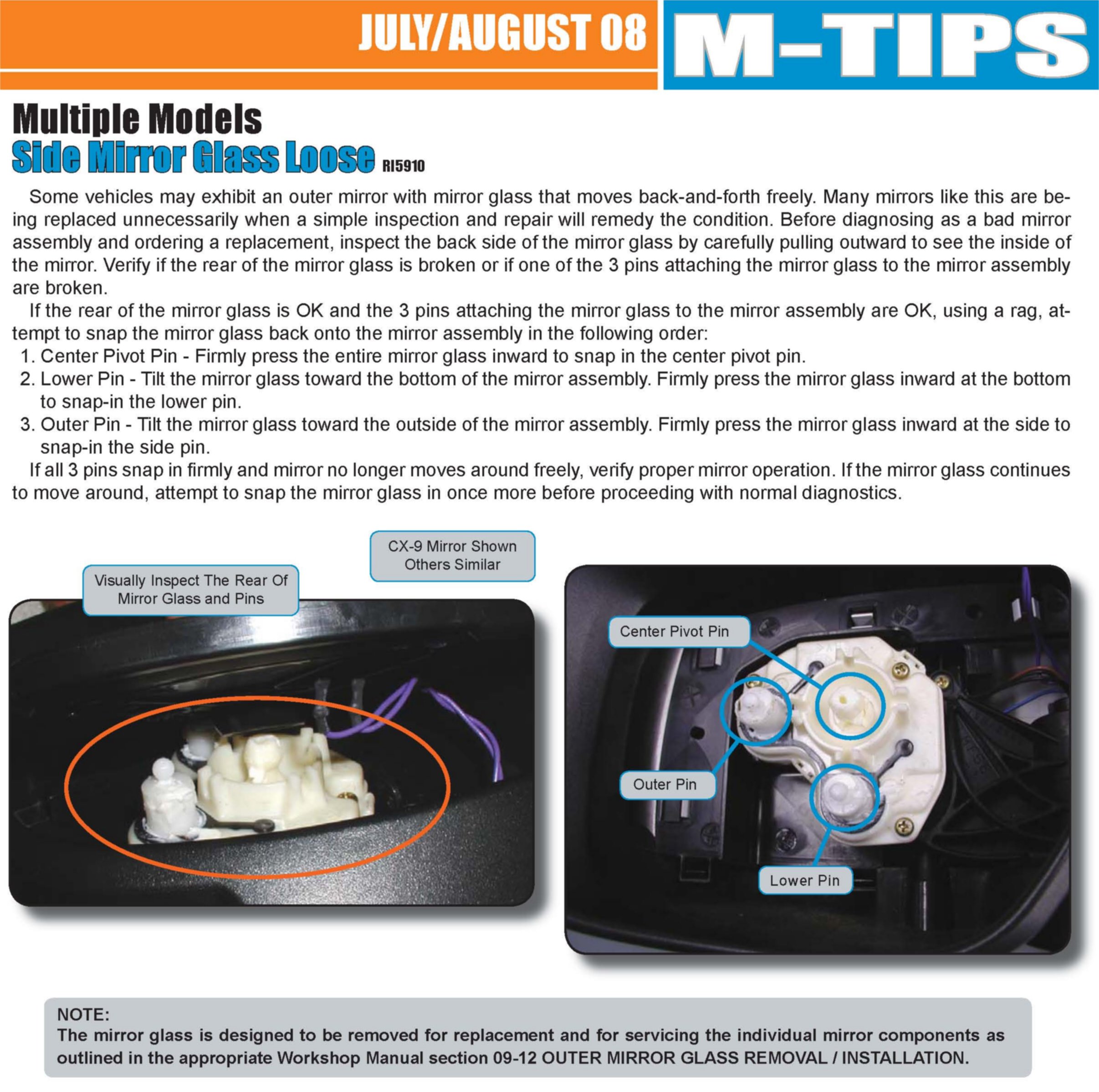 How To Replace The Glass In Your Mazda 3’s Side Mirror Learn Glass