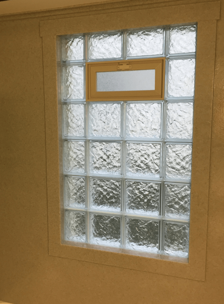 How To Easily Trim A Glass Block Window For Added Light & Ventilation