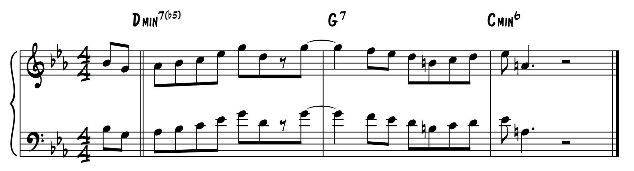 Jazz Lick of the Week 16 Minor iiVi Resolving to a Minor 6 Learn
