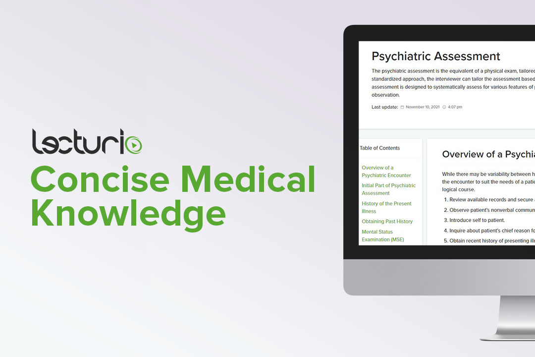 Psychiatric Assessment Concise Medical Knowledge