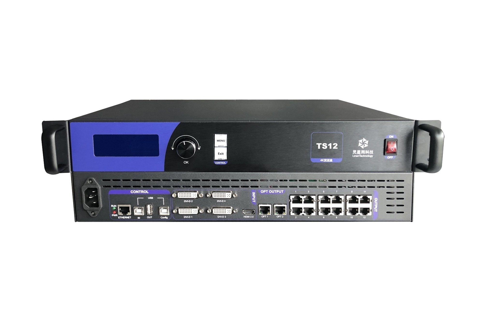 Linsn TS12 LED Video Wall Controller Box Linsn TS12 4K LED Sender