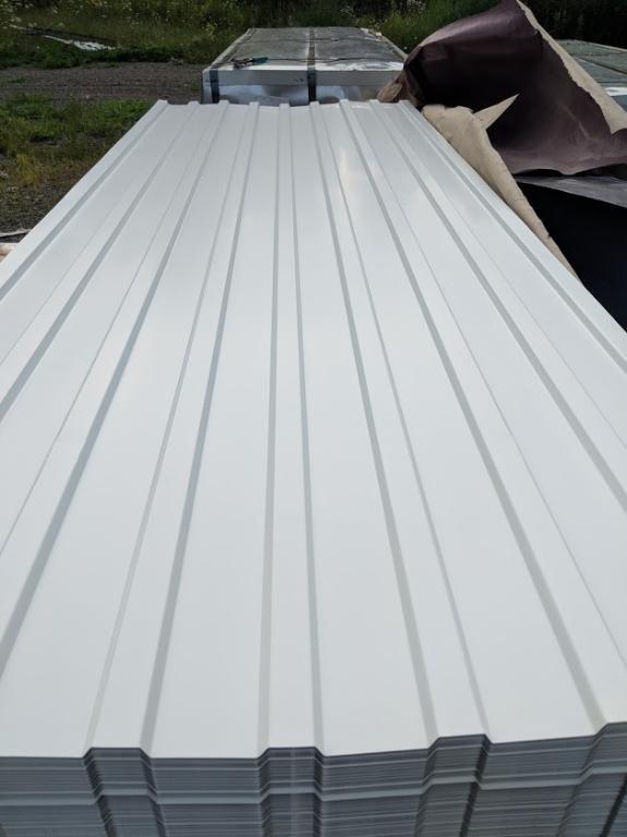 TÔLE PANNEAUX REVÊTEMENT INTÉRIEUR MURALOOK BLANC EN STOCK Neuf à