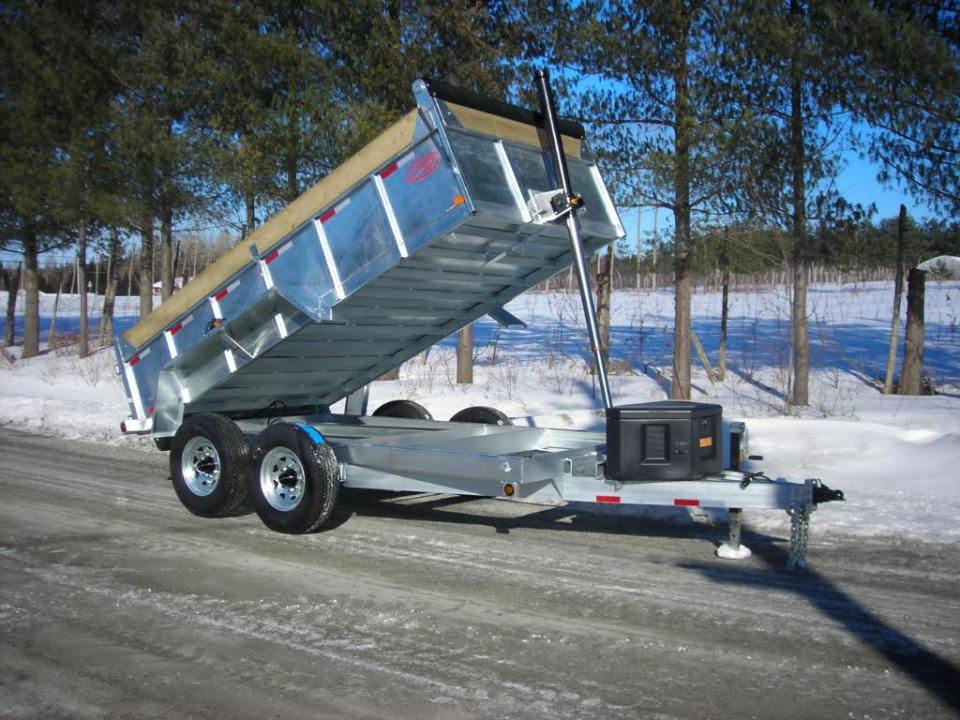 remorque galvanisée dompeur 6 X 12 Neuf à vendre à Boisbriand LesPAC