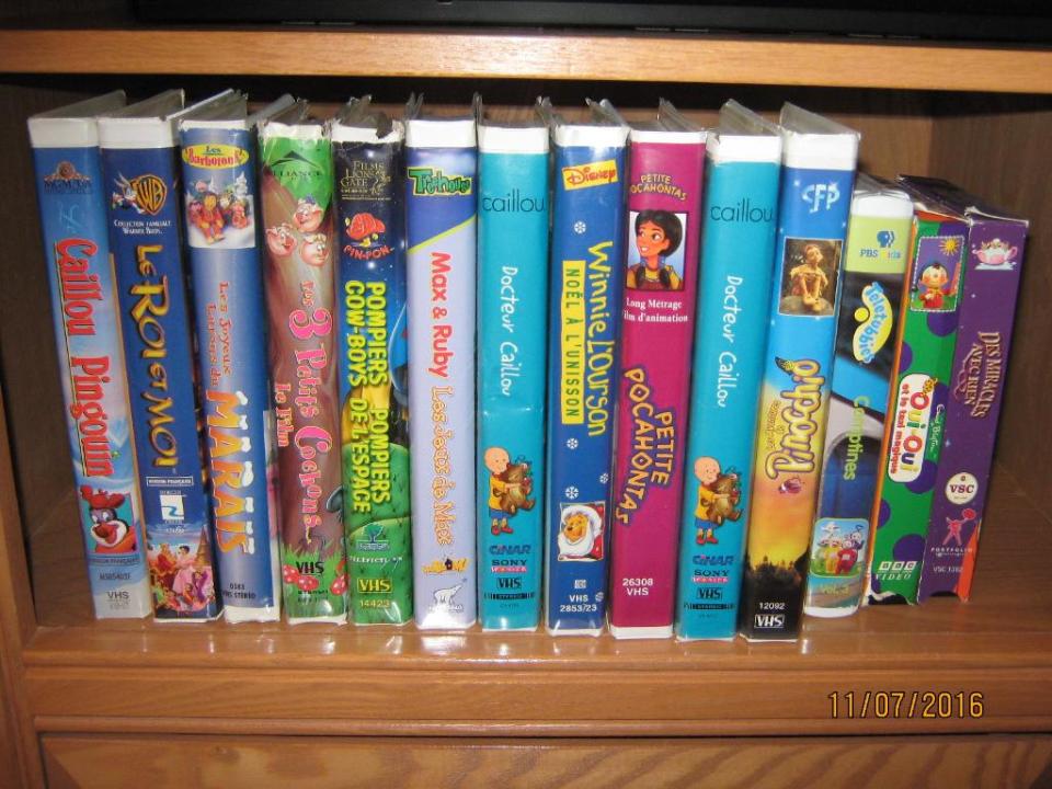 LOTS DE CASSETTES VHS Usagé à vendre à BaieduFebvre