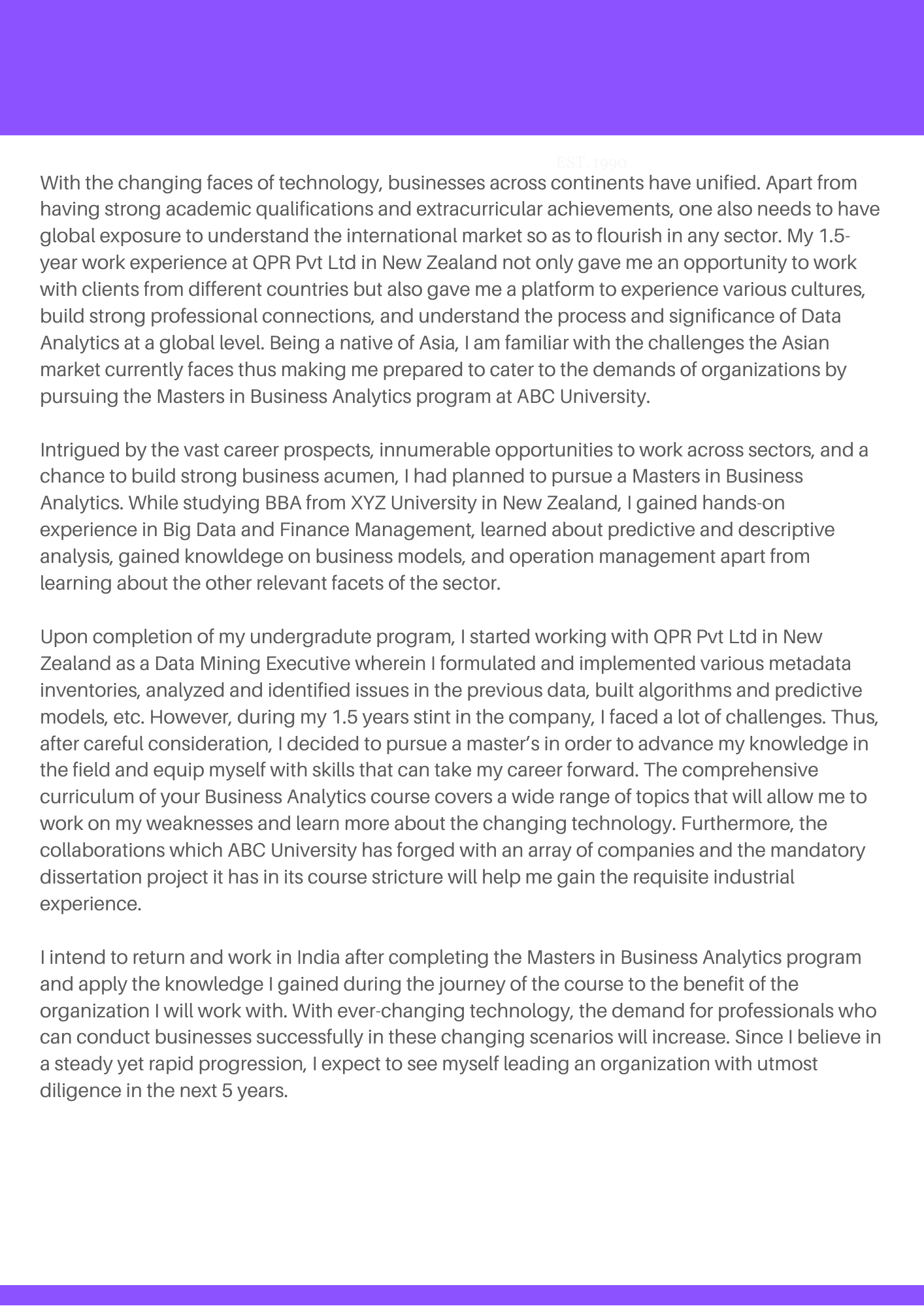 SOPforBusinessAnalytics Leverage Edu
