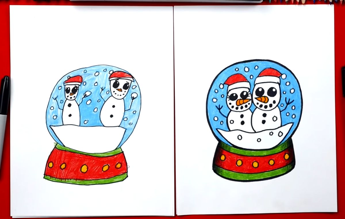 How To Draw a Snow Globe: 10 Easy Drawing Projects