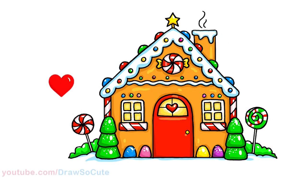 How To Draw a Gingerbread House 10 Easy Drawing Projects