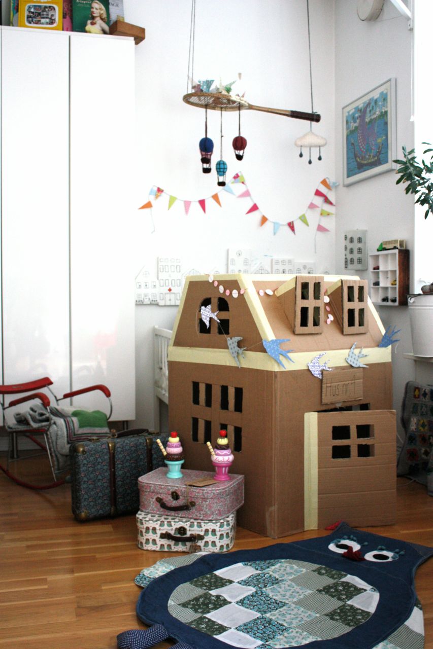 20 Fun Cardboard Box House Ideas